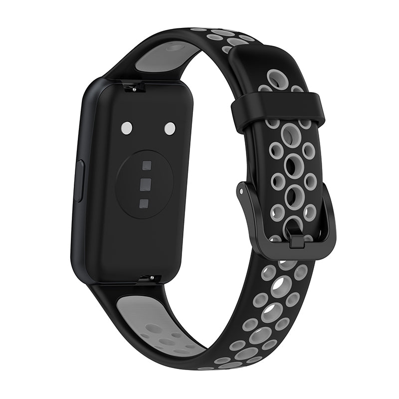 Dual Color Watch Band for Huawei Band 7 Pin Buckle Soft TPU Wrist Strap Replacement Dual Color Watch Band for Huawei Band 7 Pin Buckle Soft TPU Wrist Strap Replacement
